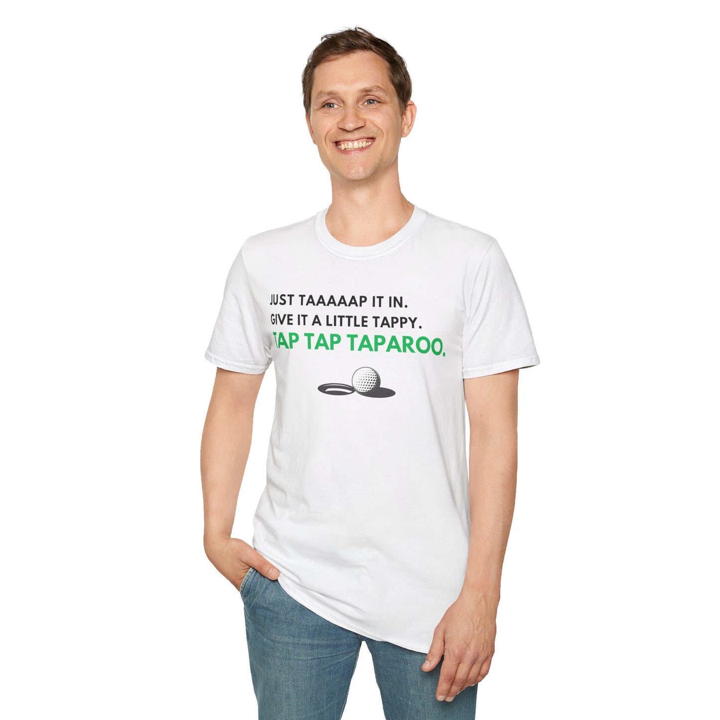 Just Tap It In Funny Golf T-Shirt | Premium Soft Tee