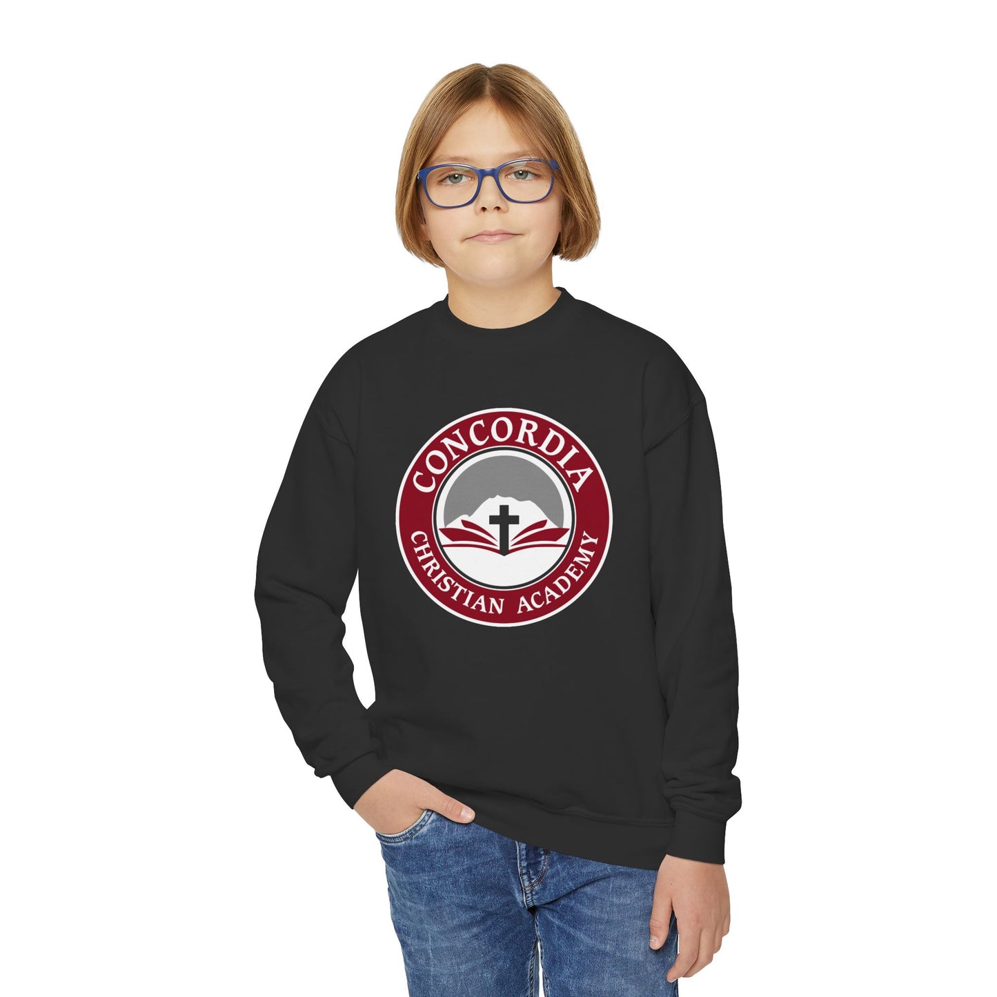 Concordia Christian Academy | Kids Crewneck Sweatshirt