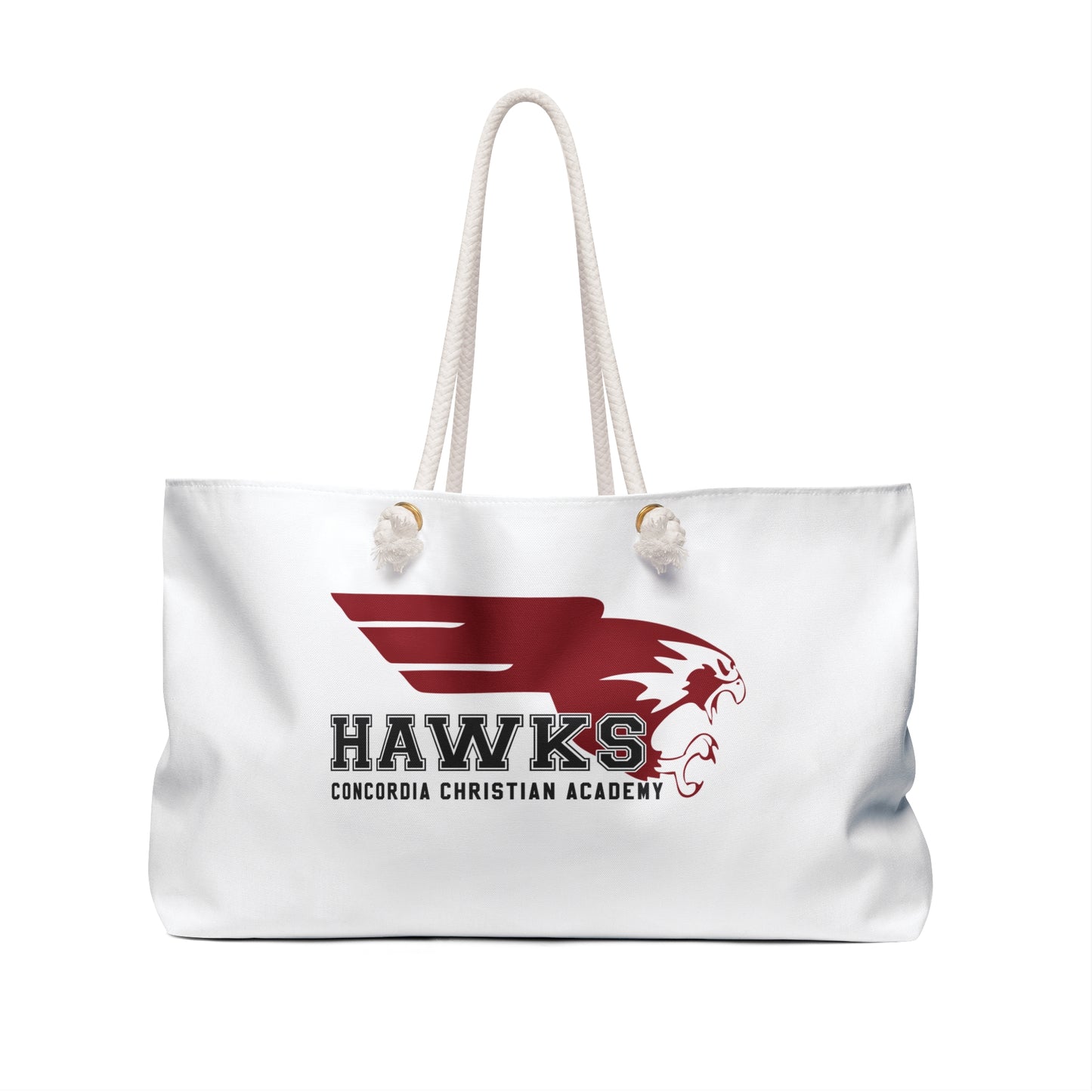 CCA Hawks | Weekender Tote Bag (WHITE)