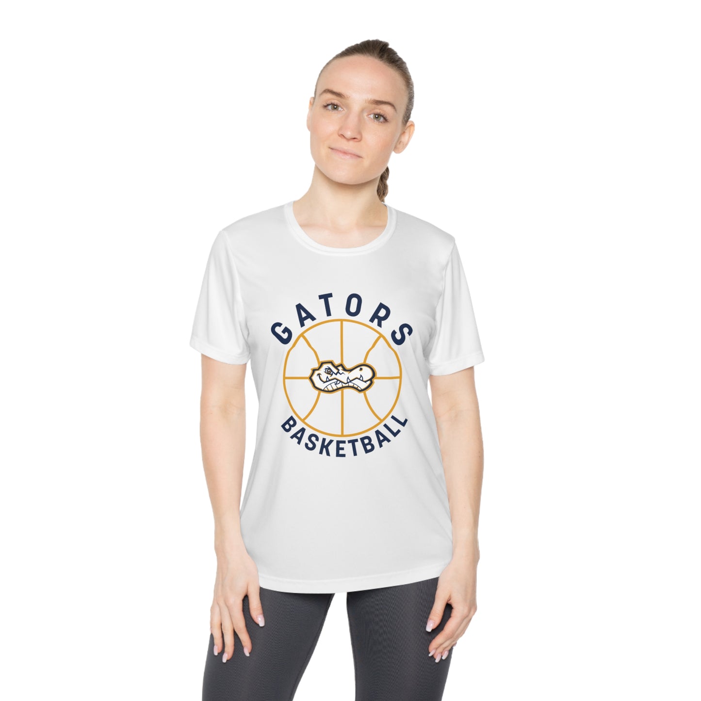 Gators Basketball | Womens Performance Moisture Wicking Tee