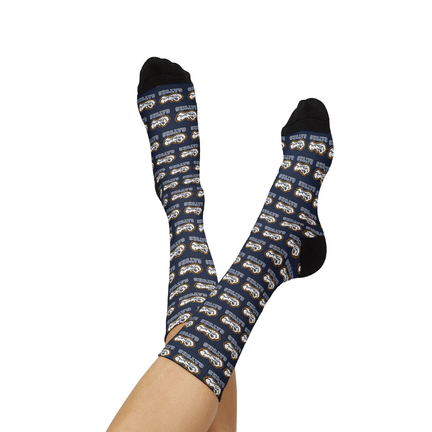 AWS Gators | Navy Crew Socks