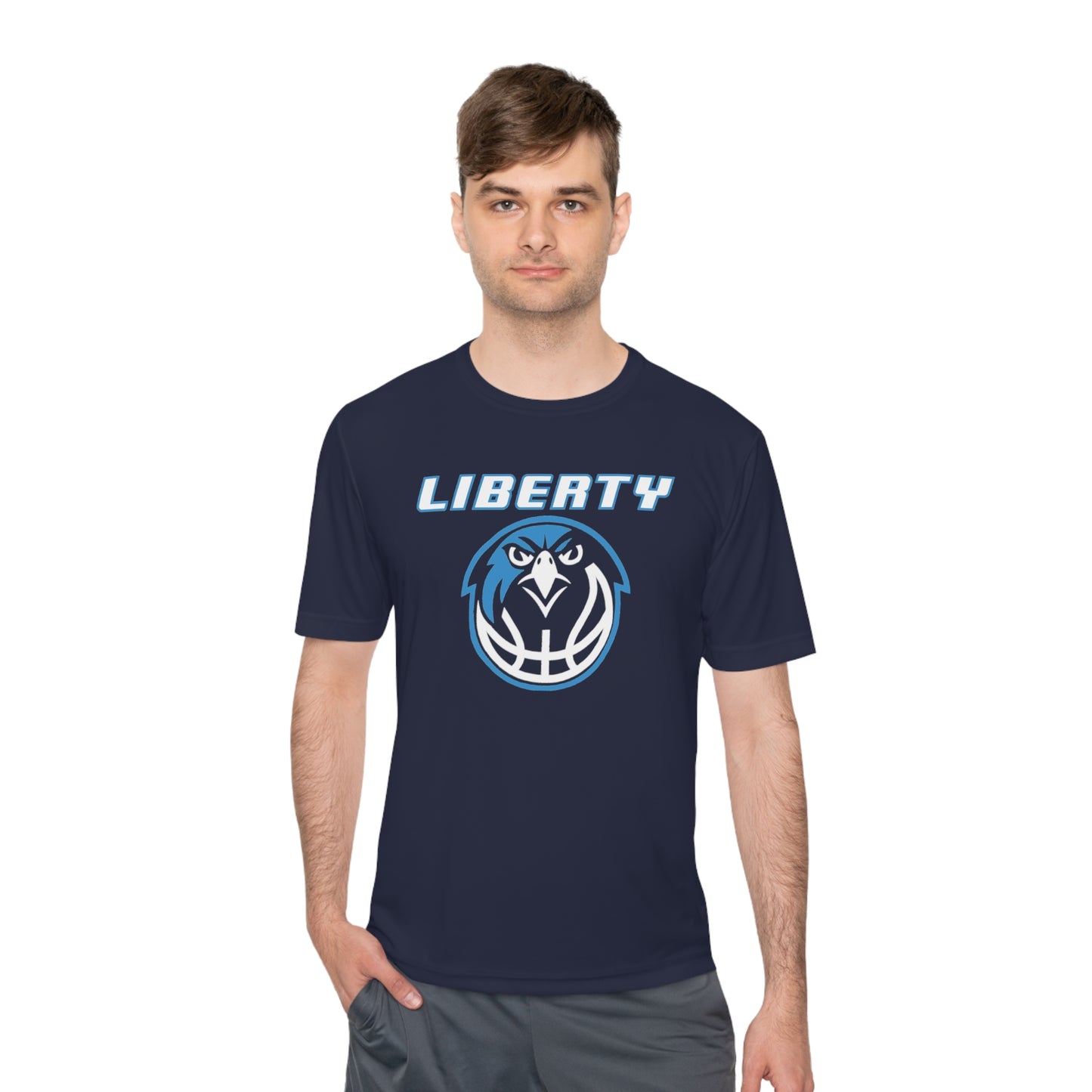 Liberty Falcons | Performance Moisture Wicking T-Shirt