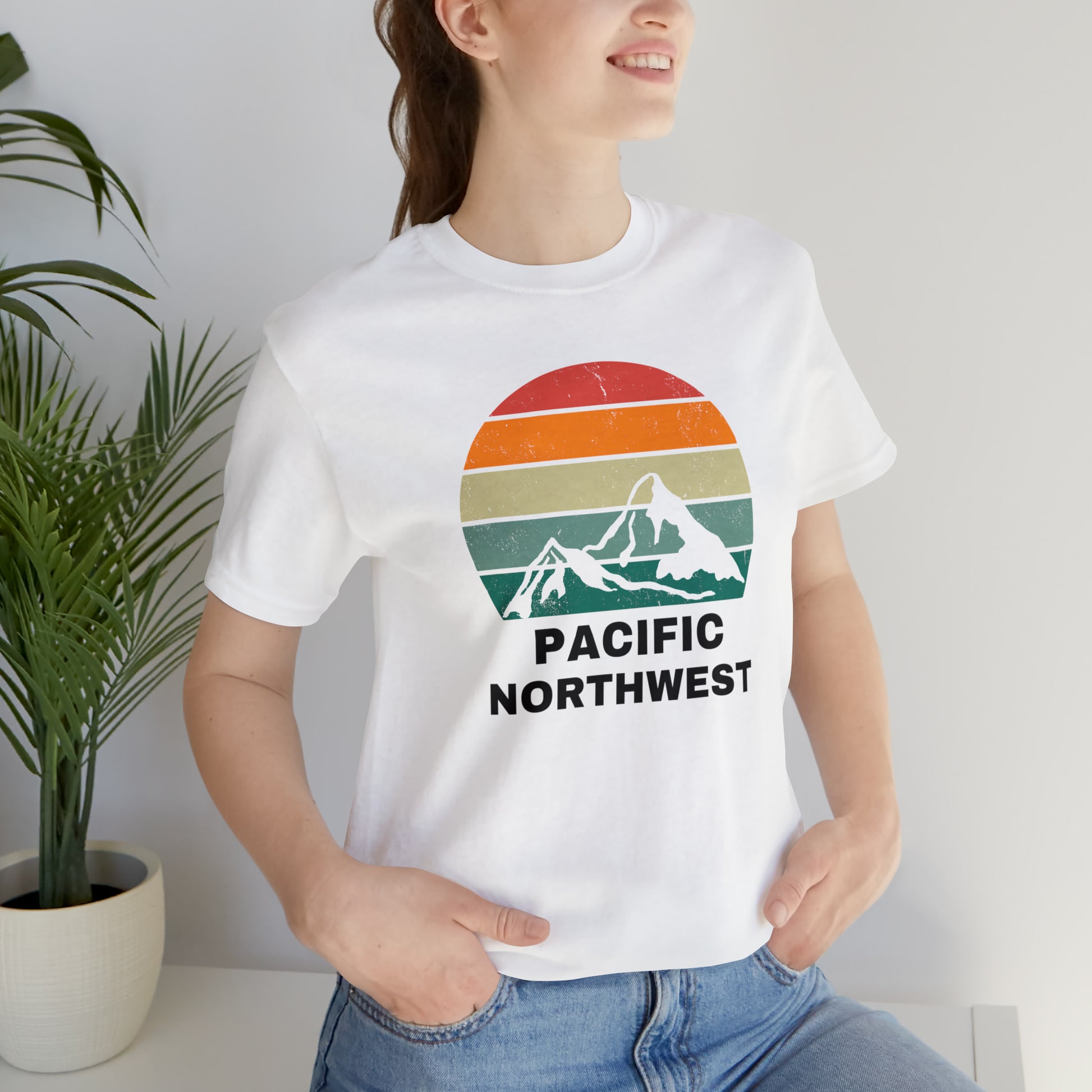 Pacific Northwest Retro | Men/Unisex T-Shirt - Mightee