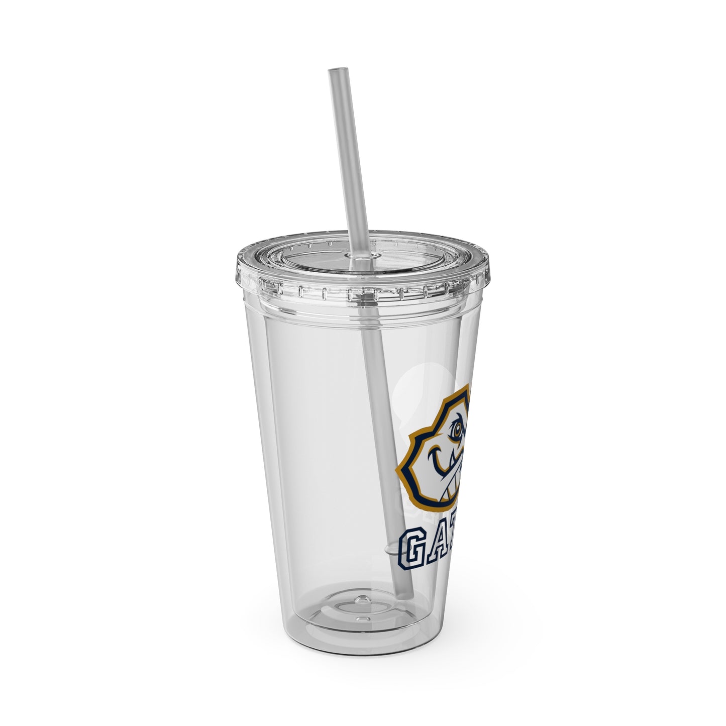 AWS Gators | 16oz Clear Tumbler with Straw