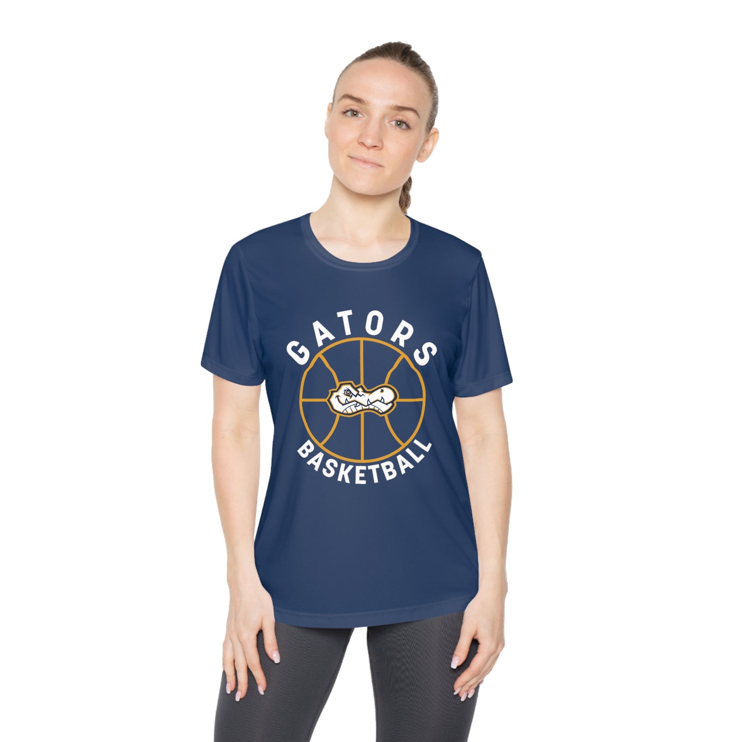Gators Basketball | Womens Performance Moisture Wicking Tee