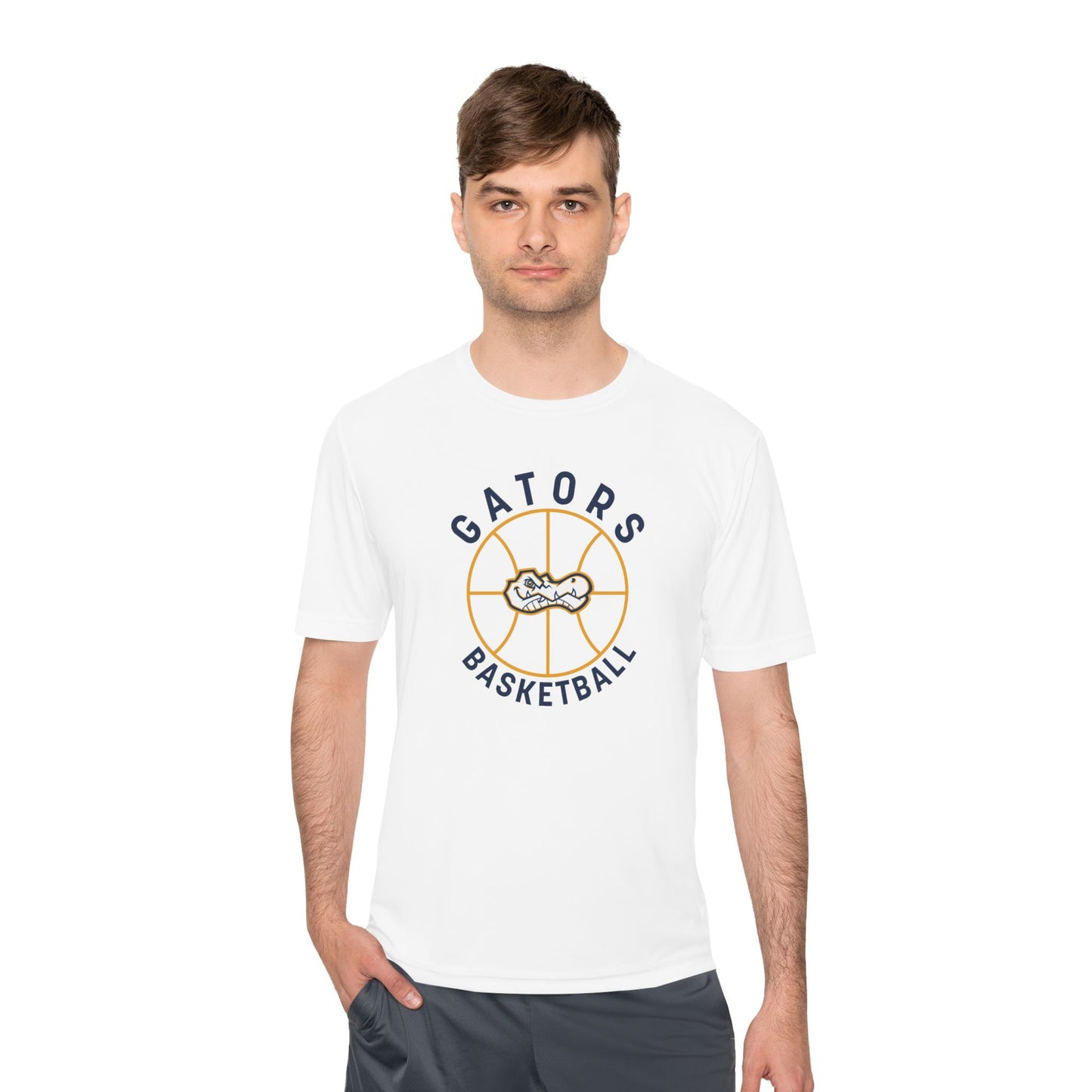 Gators Basketball | Mens Performance Moisture Wicking Tee