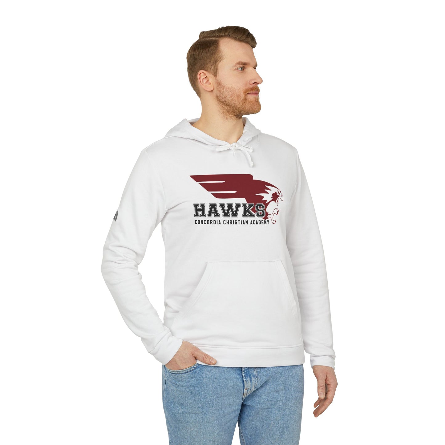 CCA Hawks | Adidas® Unisex Fleece Hoodie