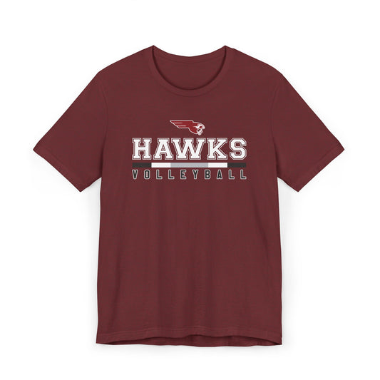 Hawks Volleyball Statement | Lightweight Jersey T-Shirt