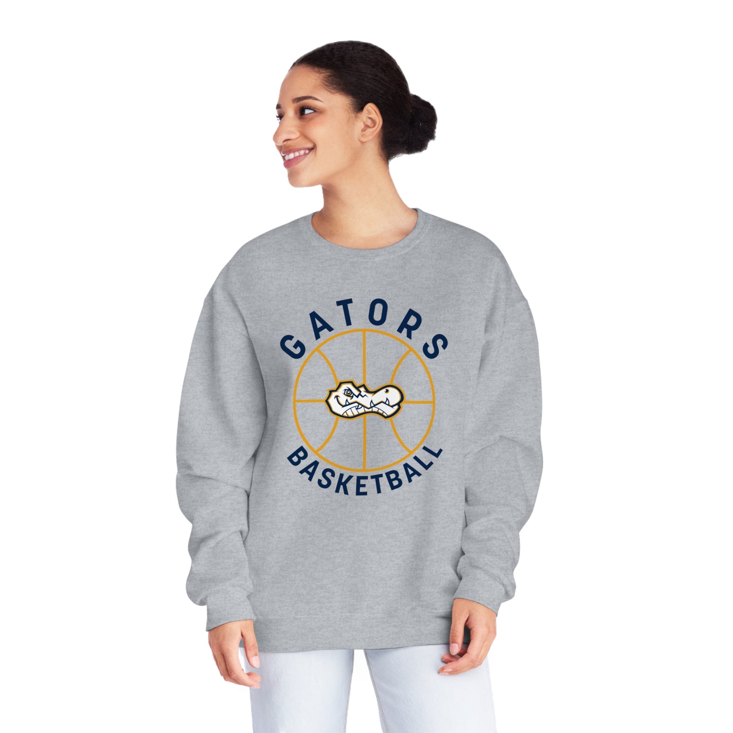 Gators Basketball Fanatic | Unisex NuBlend® Fleece Crewneck Sweatshirt