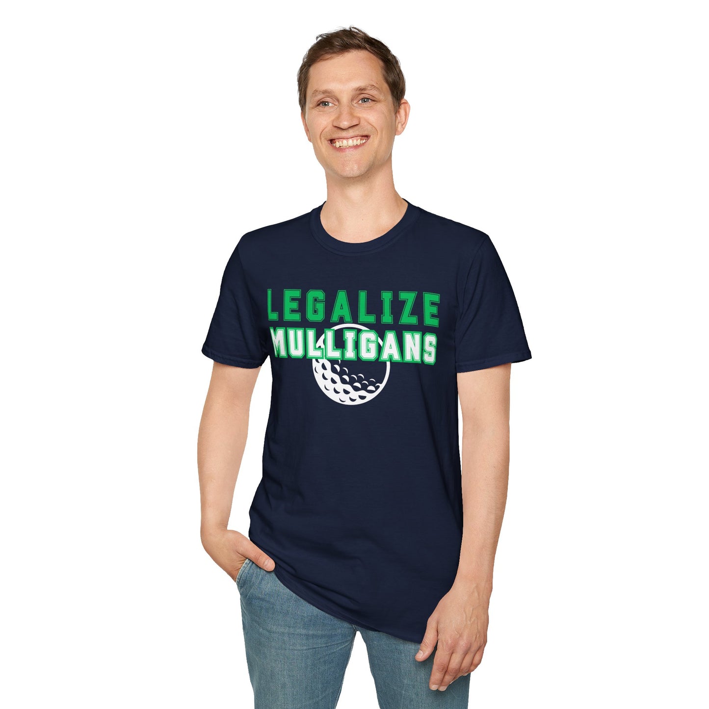 Legalize Mulligans Funny Golf T-Shirt | Premium Soft Tee