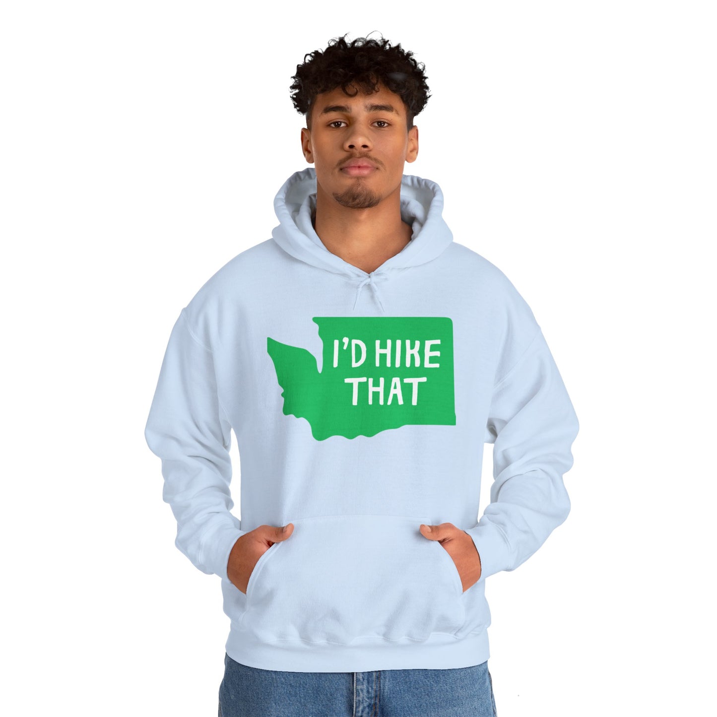 Washington I'd Hike That Hoodie | Premium Soft Pullover Hoodie