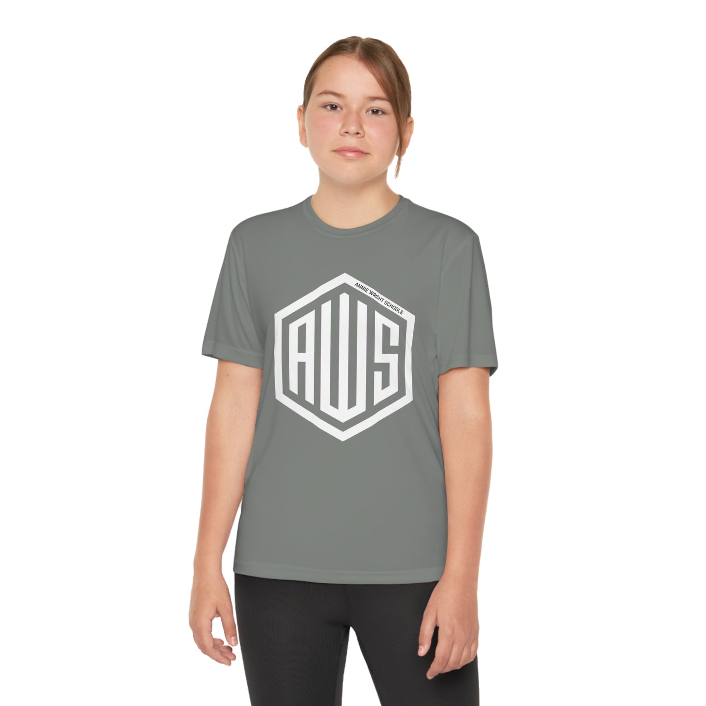 AWS Monogram | Youth Active Tee