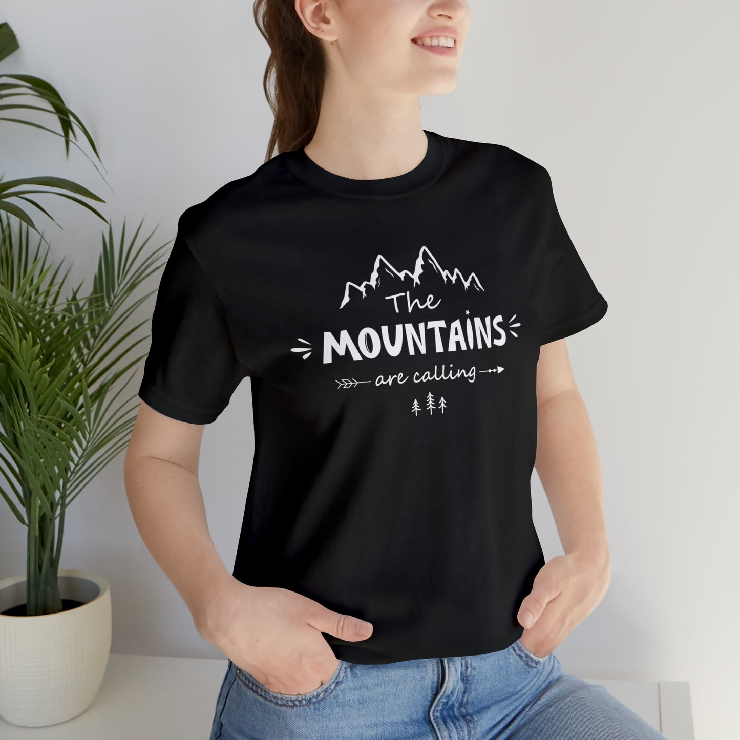 The Mountains Are Calling | Men/Unisex T-Shirt - Mightee