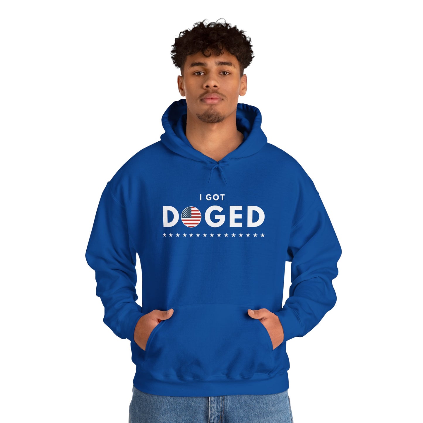 I Got Doged (Flag) | Unisex Hooded Sweatshirt