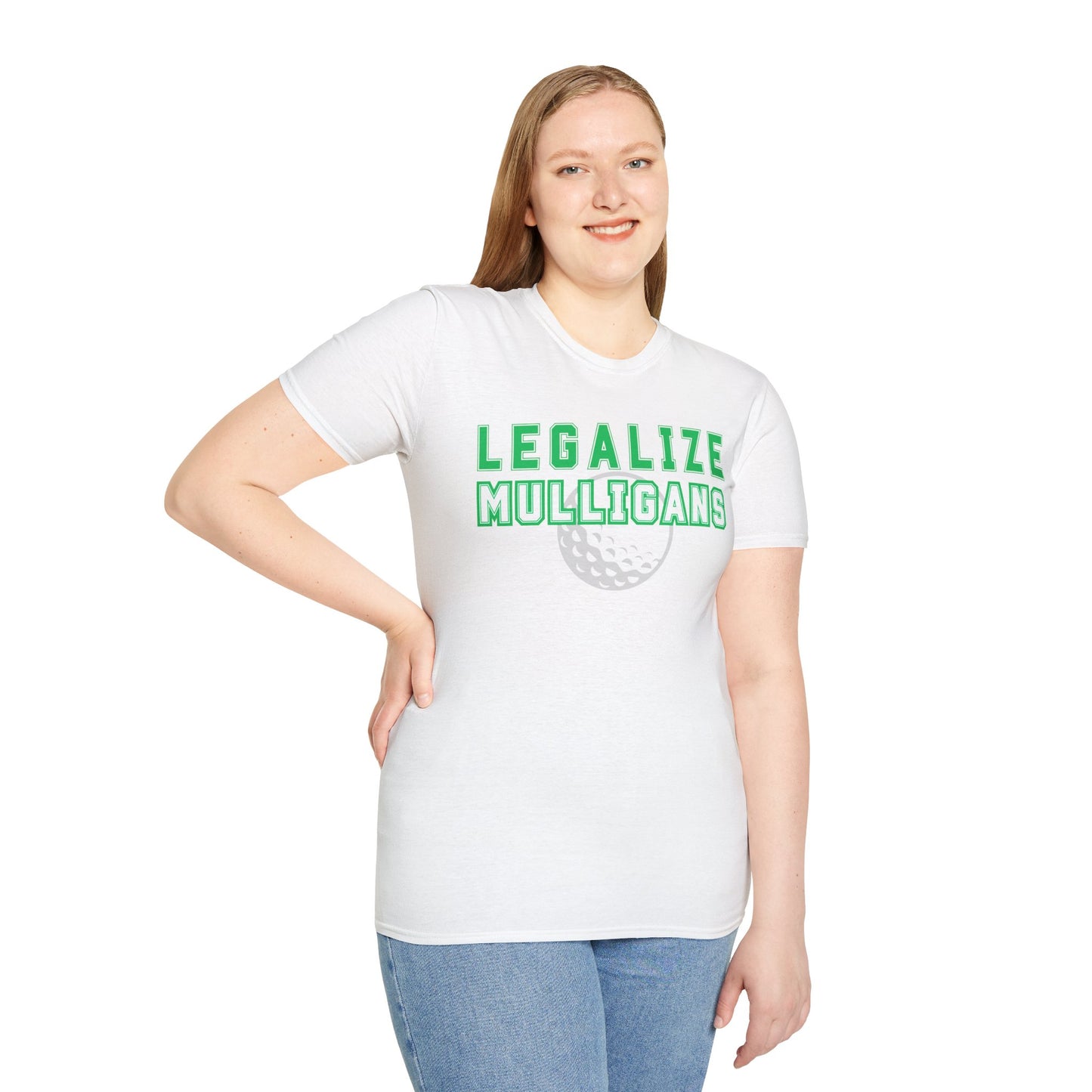 Legalize Mulligans Funny Golf T-Shirt | Premium Soft Tee