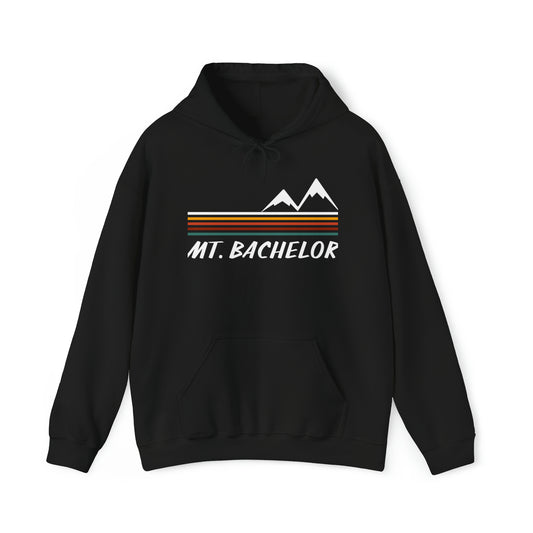 Mt Bachelor Retro Hoodie | Premium Soft Pullover Hoodie