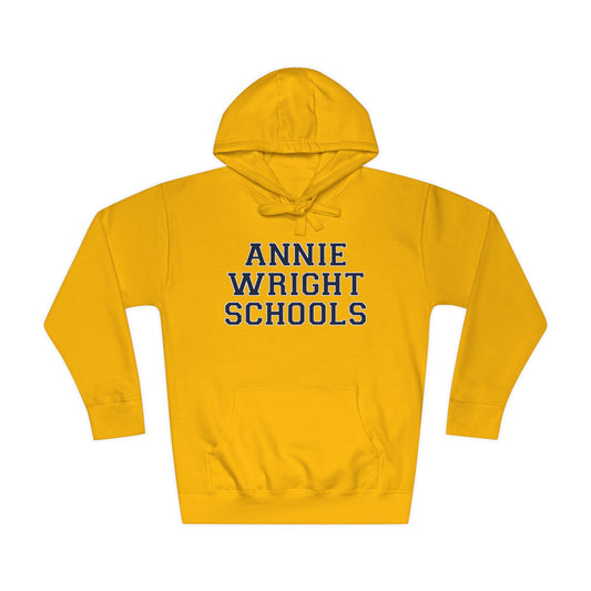 Annie Wright Schools | Unisex Fleece Hoodie (Gold)