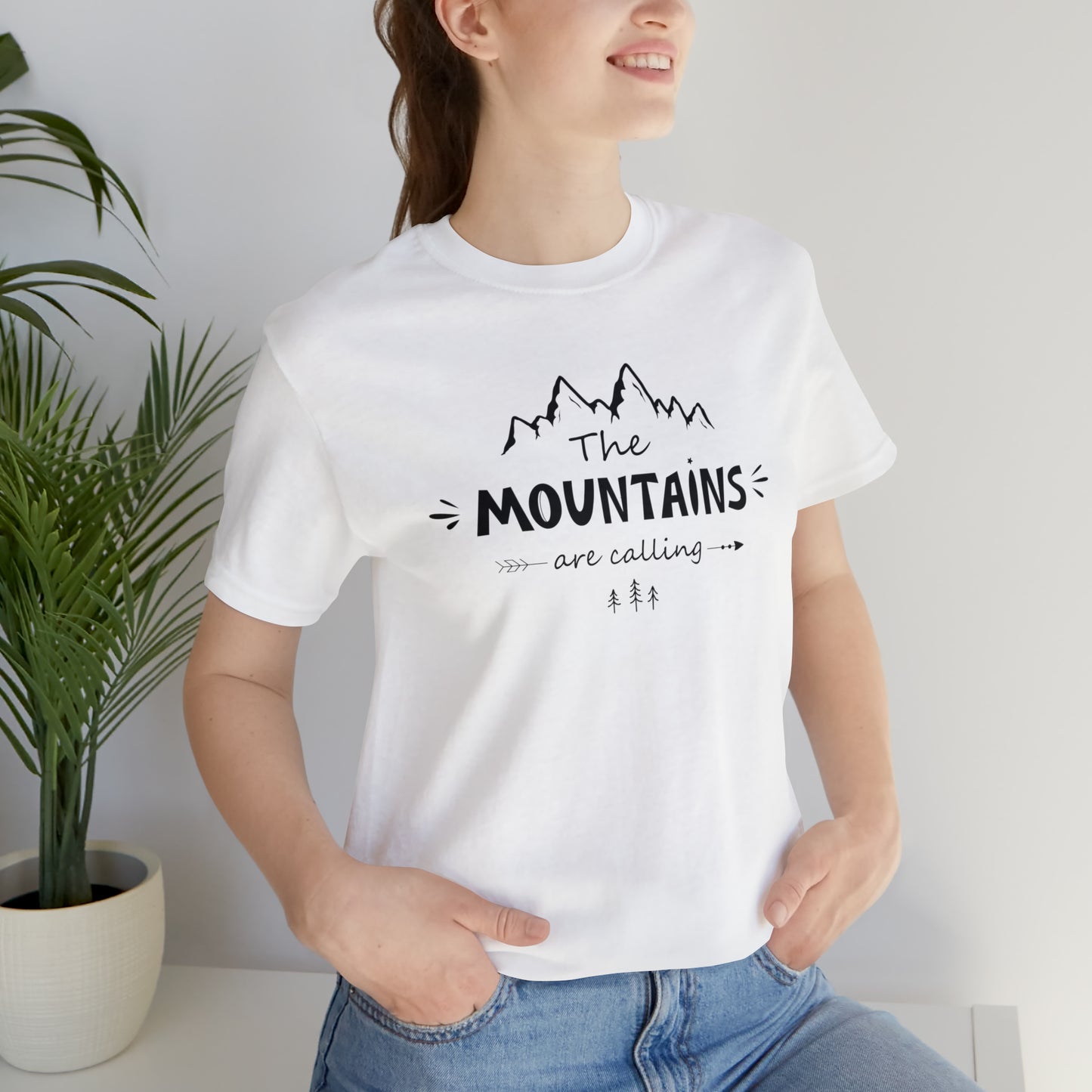 The Mountains Are Calling | Men/Unisex T-Shirt - Mightee