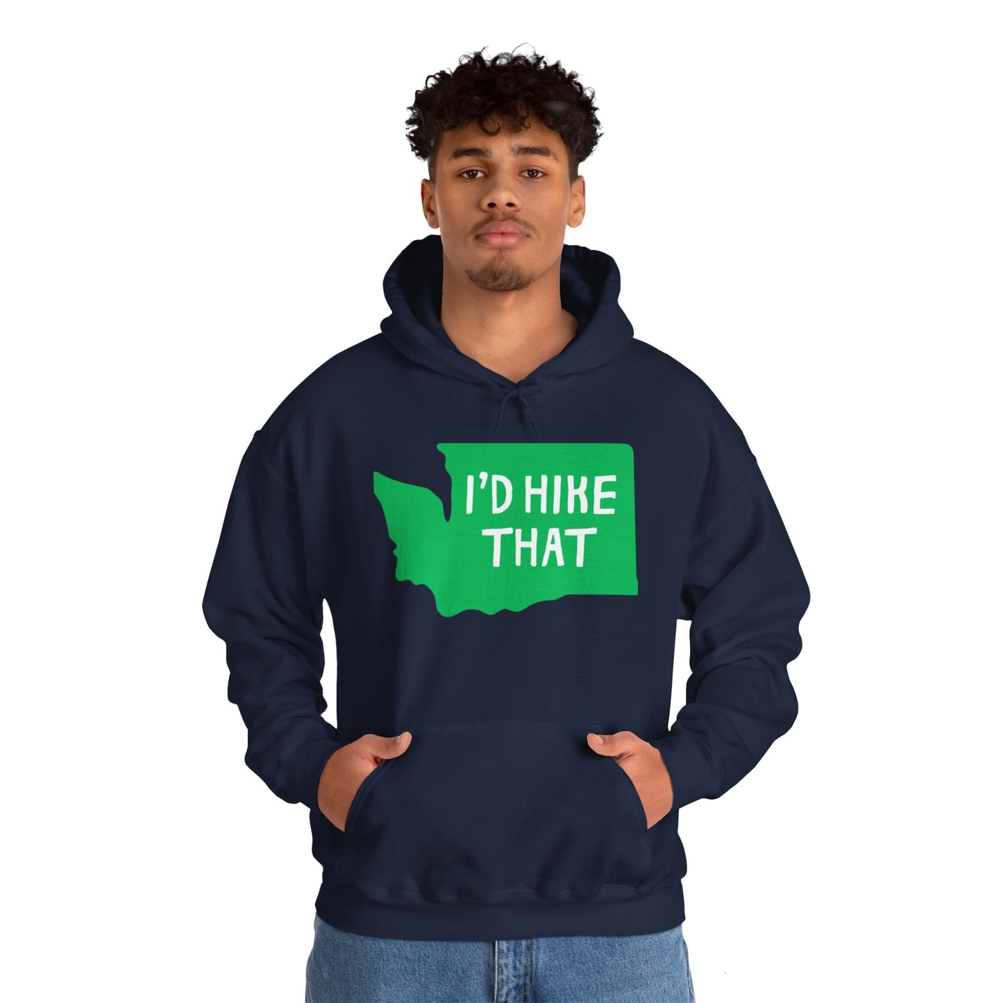 Washington I'd Hike That Hoodie | Premium Soft Pullover Hoodie