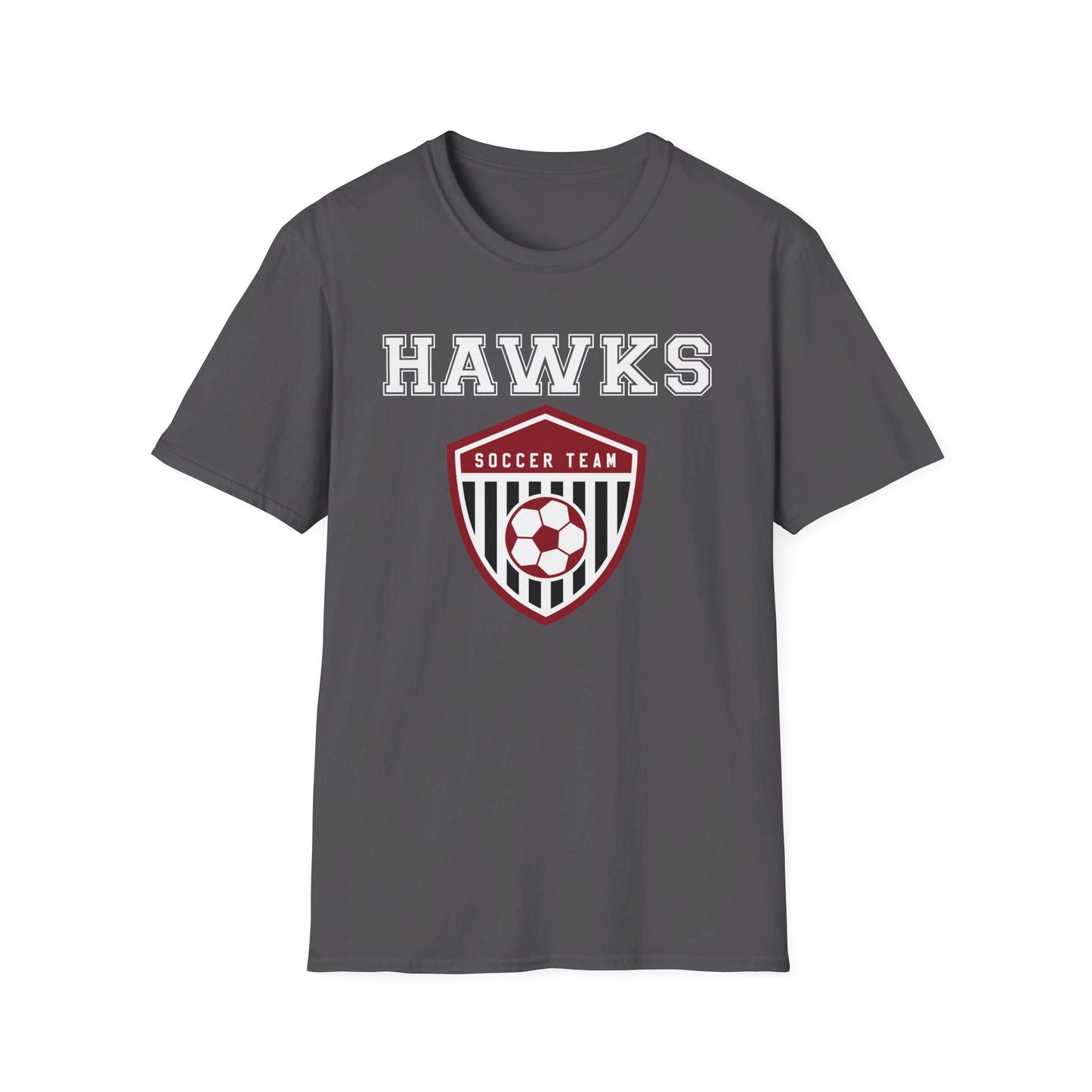 Hawks Soccer Crest | Softstyle T-Shirt