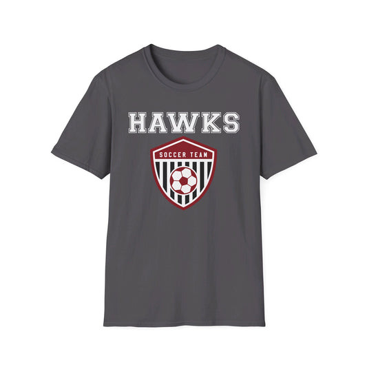 Hawks Soccer Crest | Softstyle T-Shirt