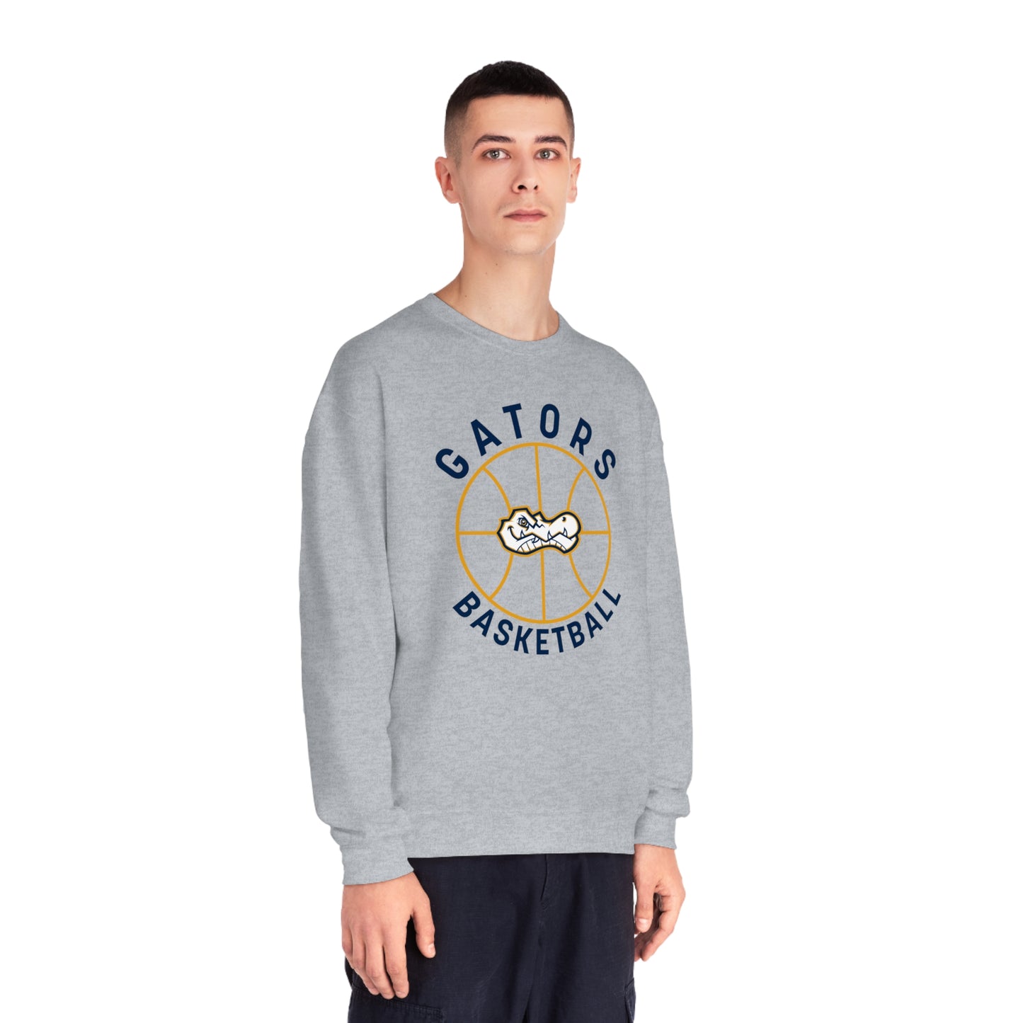 Gators Basketball Fanatic | Unisex NuBlend® Fleece Crewneck Sweatshirt