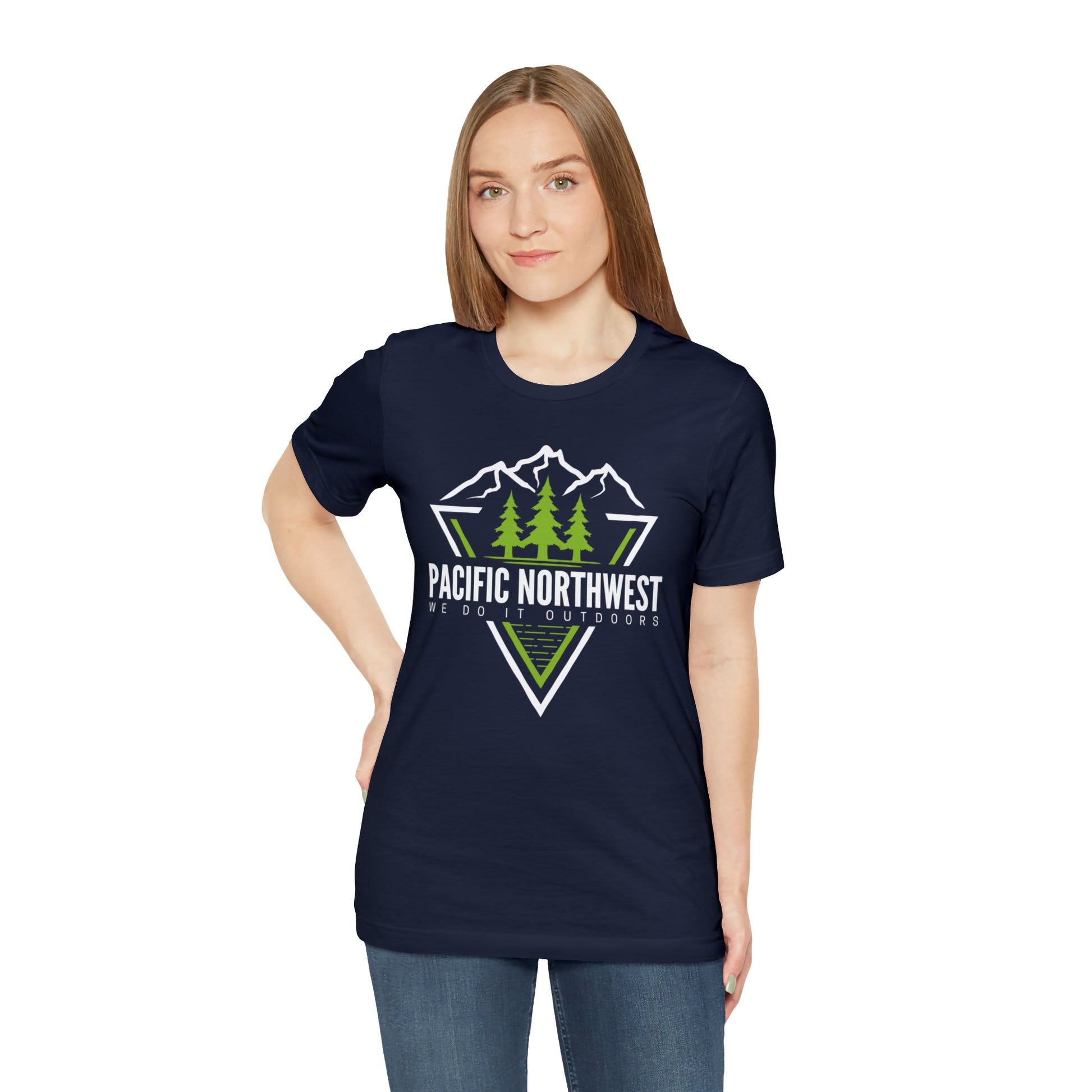 Pacific Northwest We Do It Outside | Men/Unisex T-Shirt - Mightee