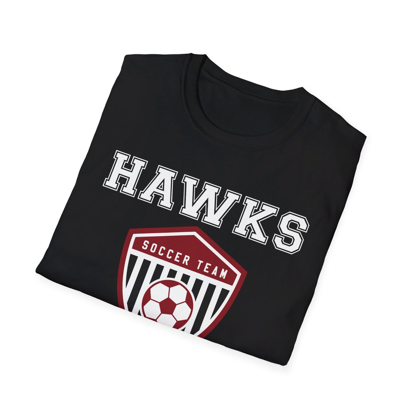 Hawks Soccer Crest | Softstyle T-Shirt