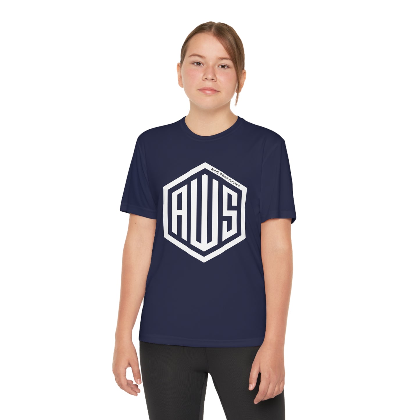 AWS Monogram | Youth Active Tee