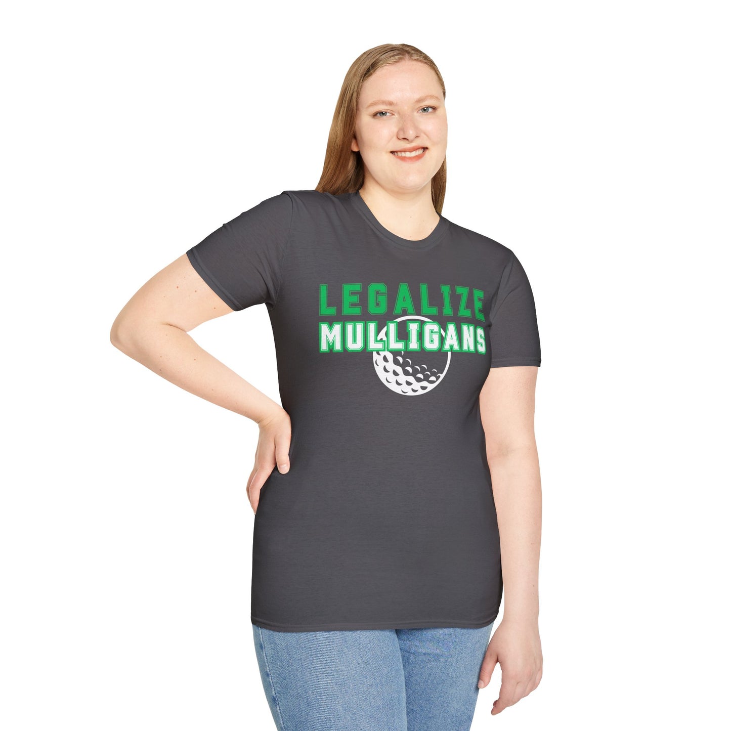 Legalize Mulligans Funny Golf T-Shirt | Premium Soft Tee