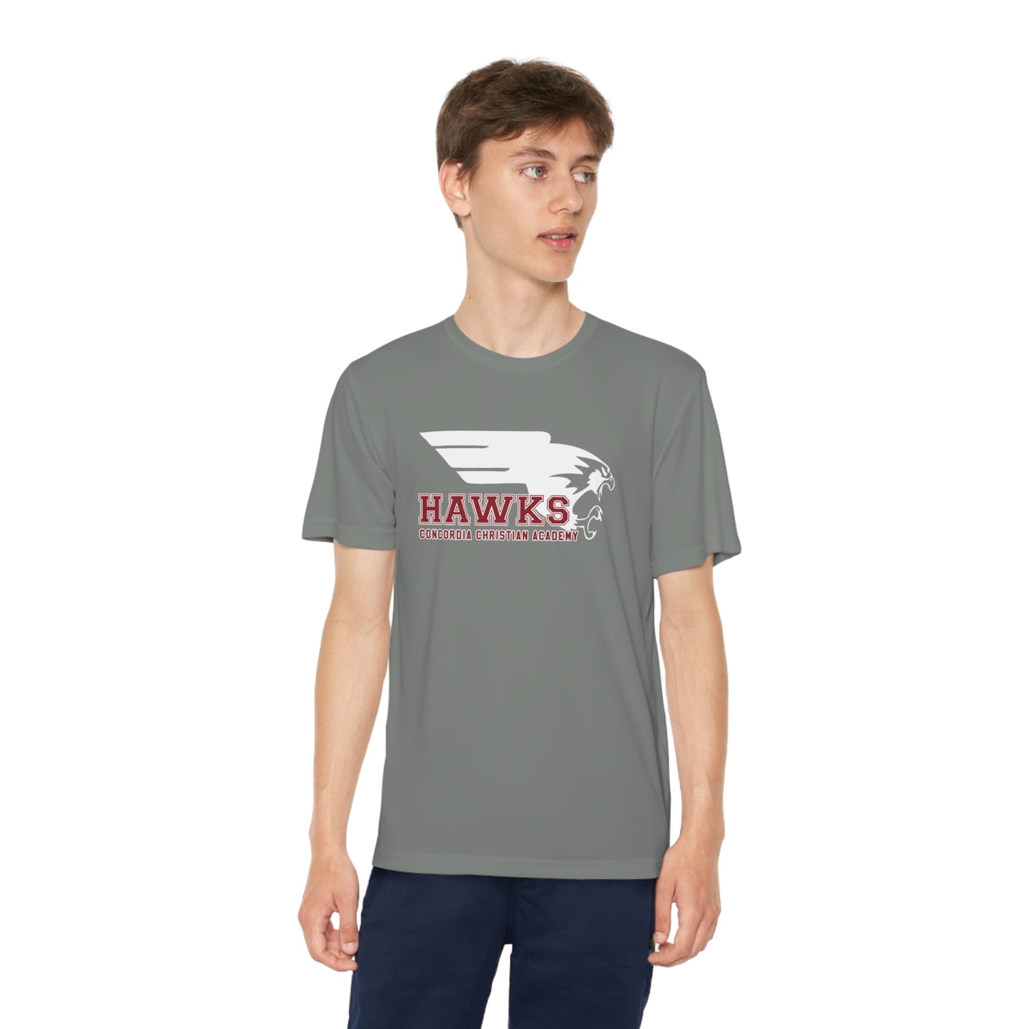 CCA Hawks | Sport-Tek® Youth Active Tee