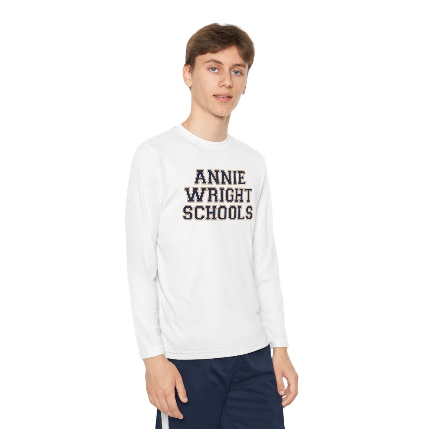 Annie Wright Schools | Youth Long Sleeve Active Tee