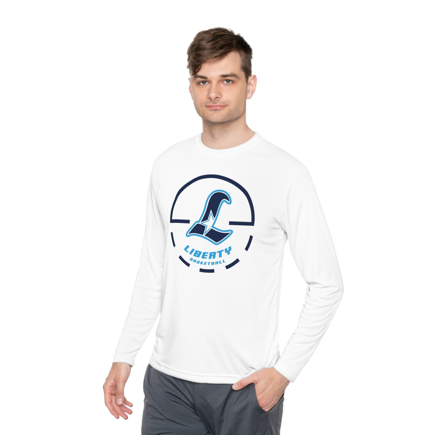 Liberty Falcons Game Time | Performance Moisture Wicking Long Sleeve Tee