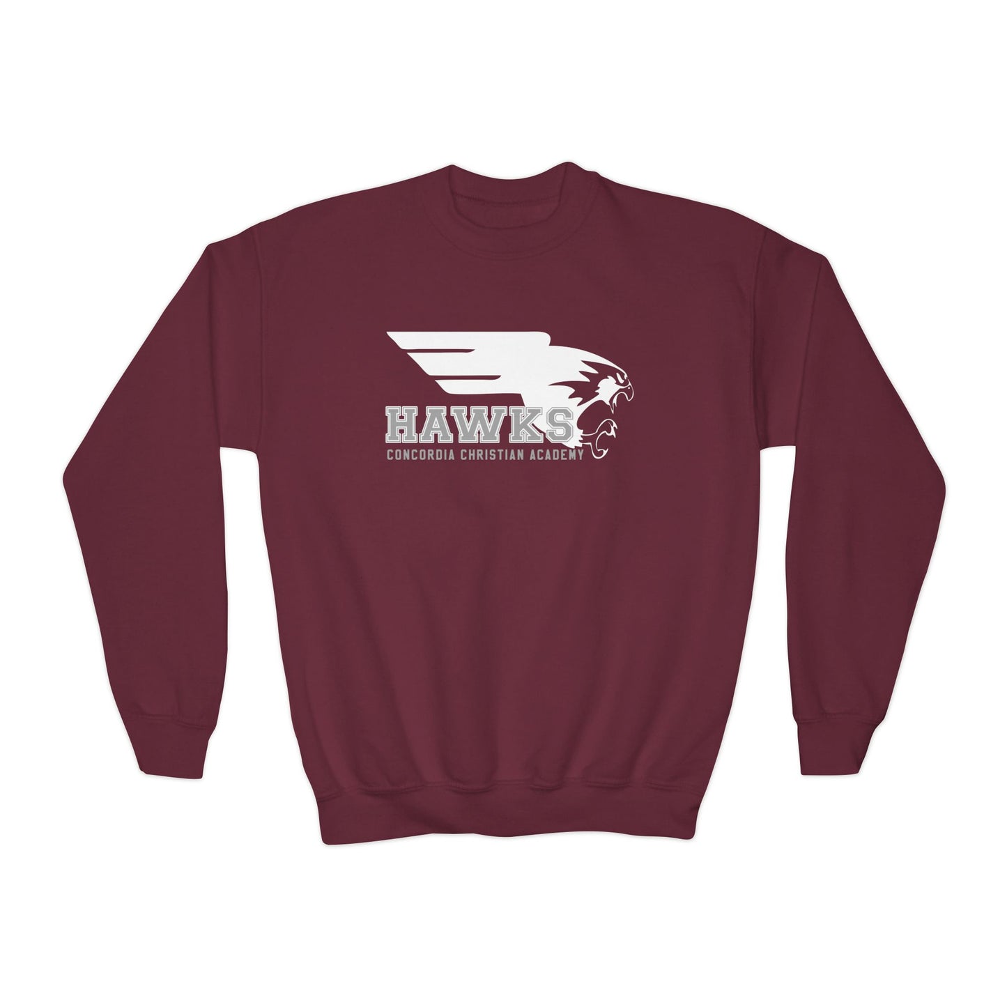 CCA Hawks | Kids Crewneck Sweatshirt