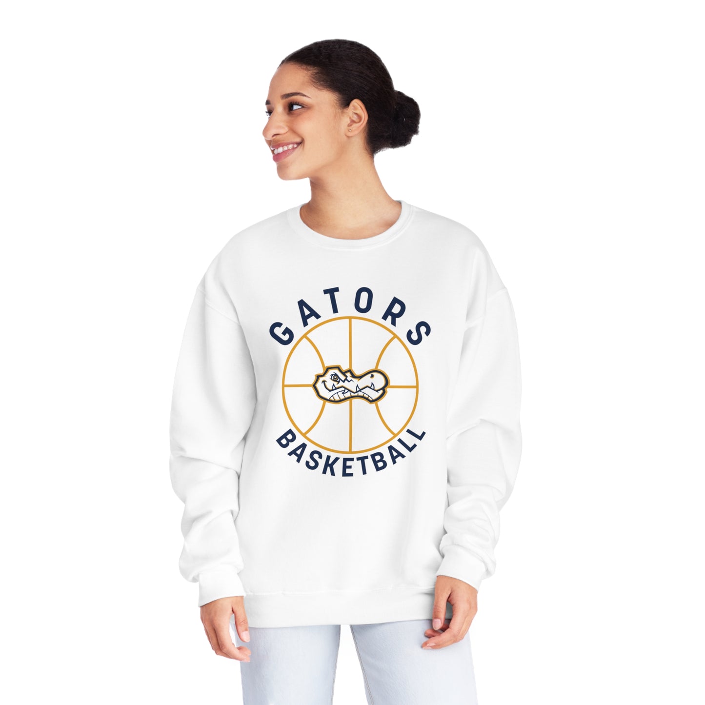 Gators Basketball Fanatic | Unisex NuBlend® Fleece Crewneck Sweatshirt