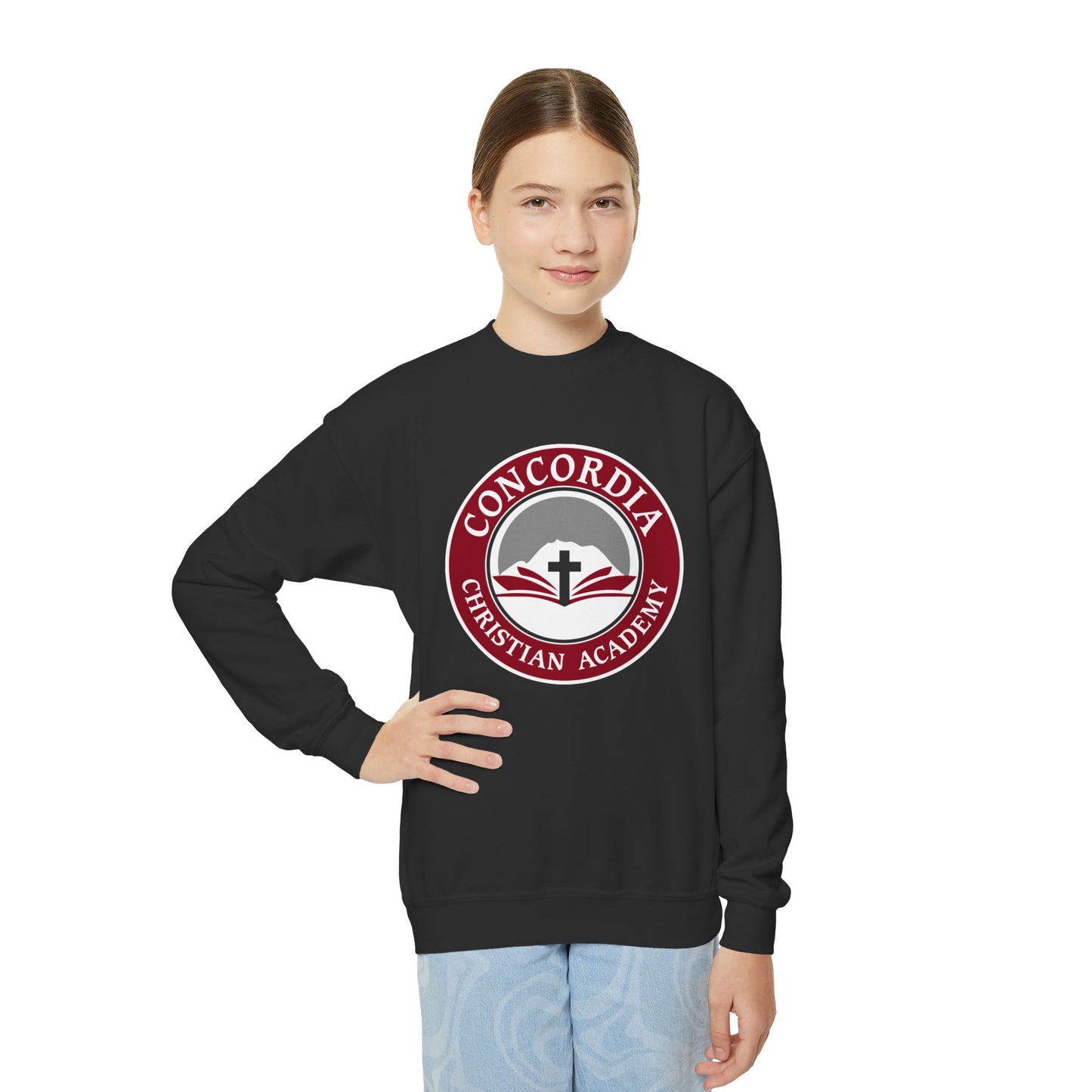 Concordia Christian Academy | Kids Crewneck Sweatshirt