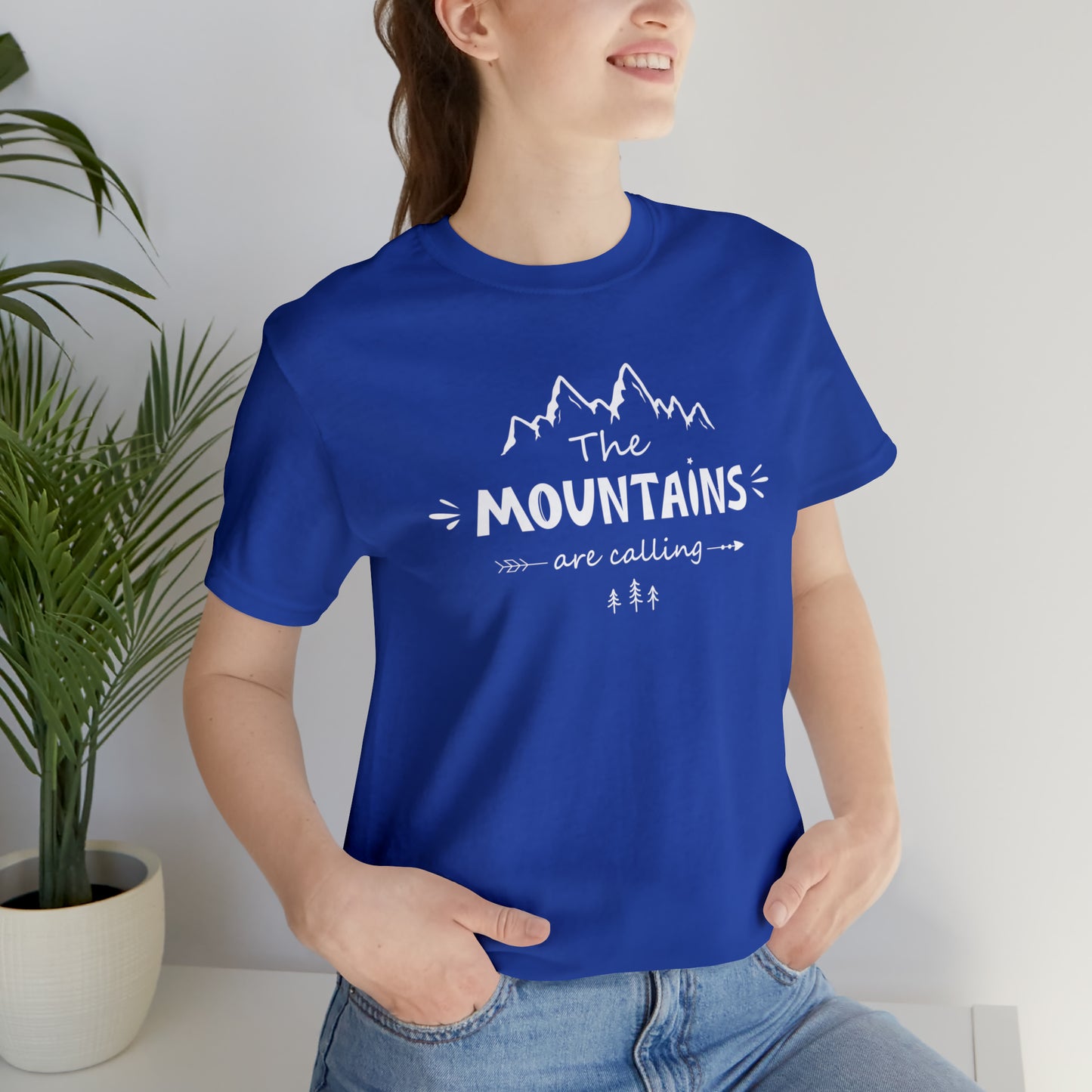 The Mountains Are Calling | Men/Unisex T-Shirt - Mightee