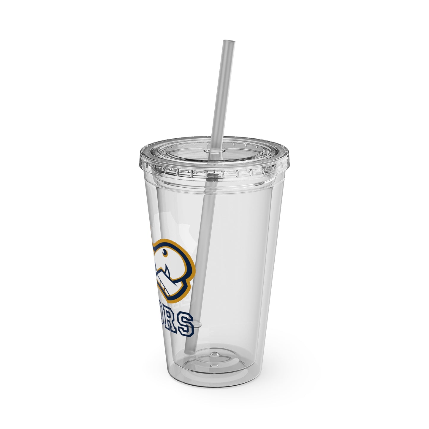 AWS Gators | 16oz Clear Tumbler with Straw