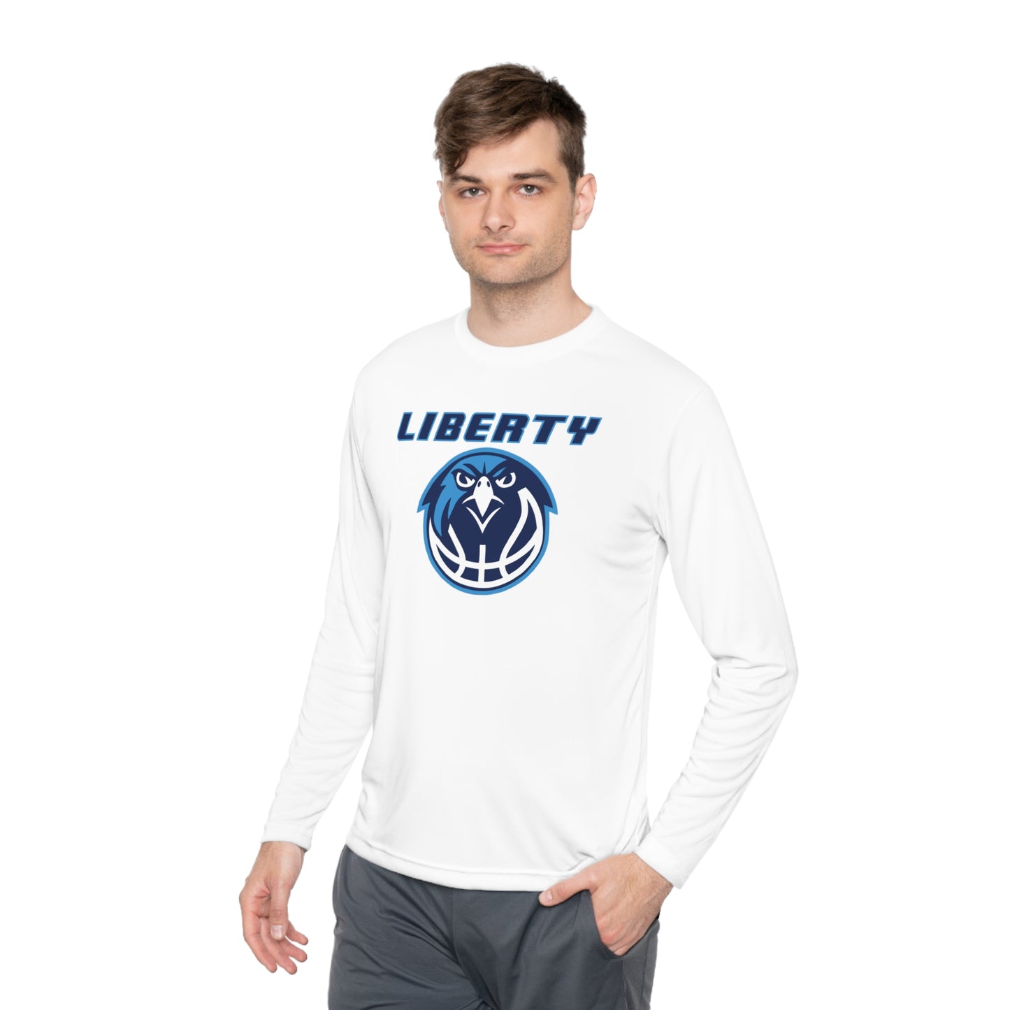 Liberty Falcons | Performance Moisture Wicking Long Sleeve Tee