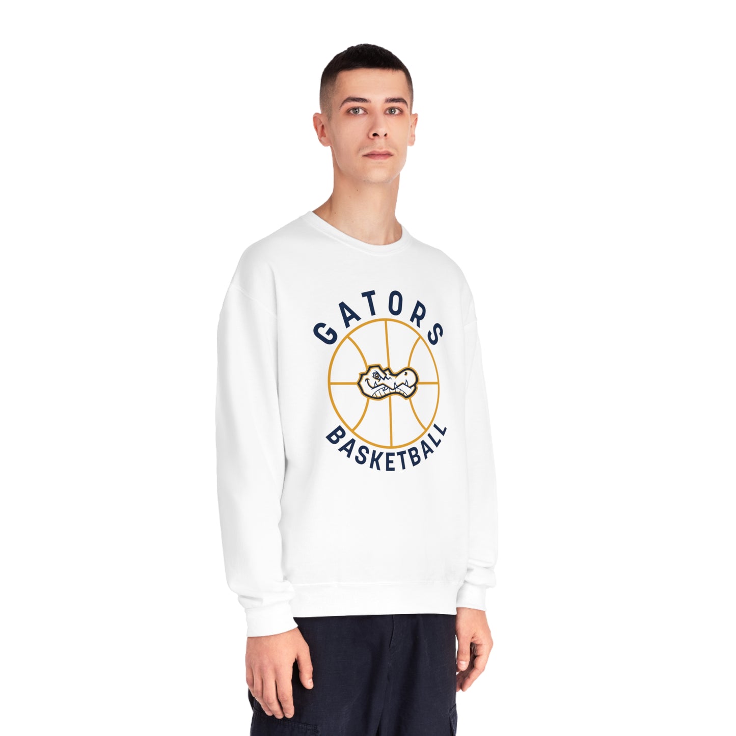 Gators Basketball Fanatic | Unisex NuBlend® Fleece Crewneck Sweatshirt