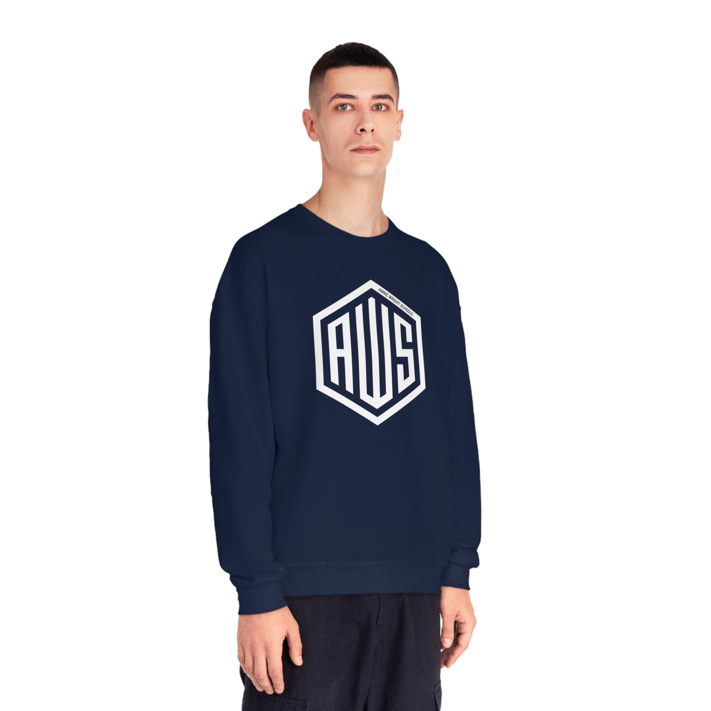 AWS Monogram | Unisex NuBlend® Fleece Crewneck Sweatshirt