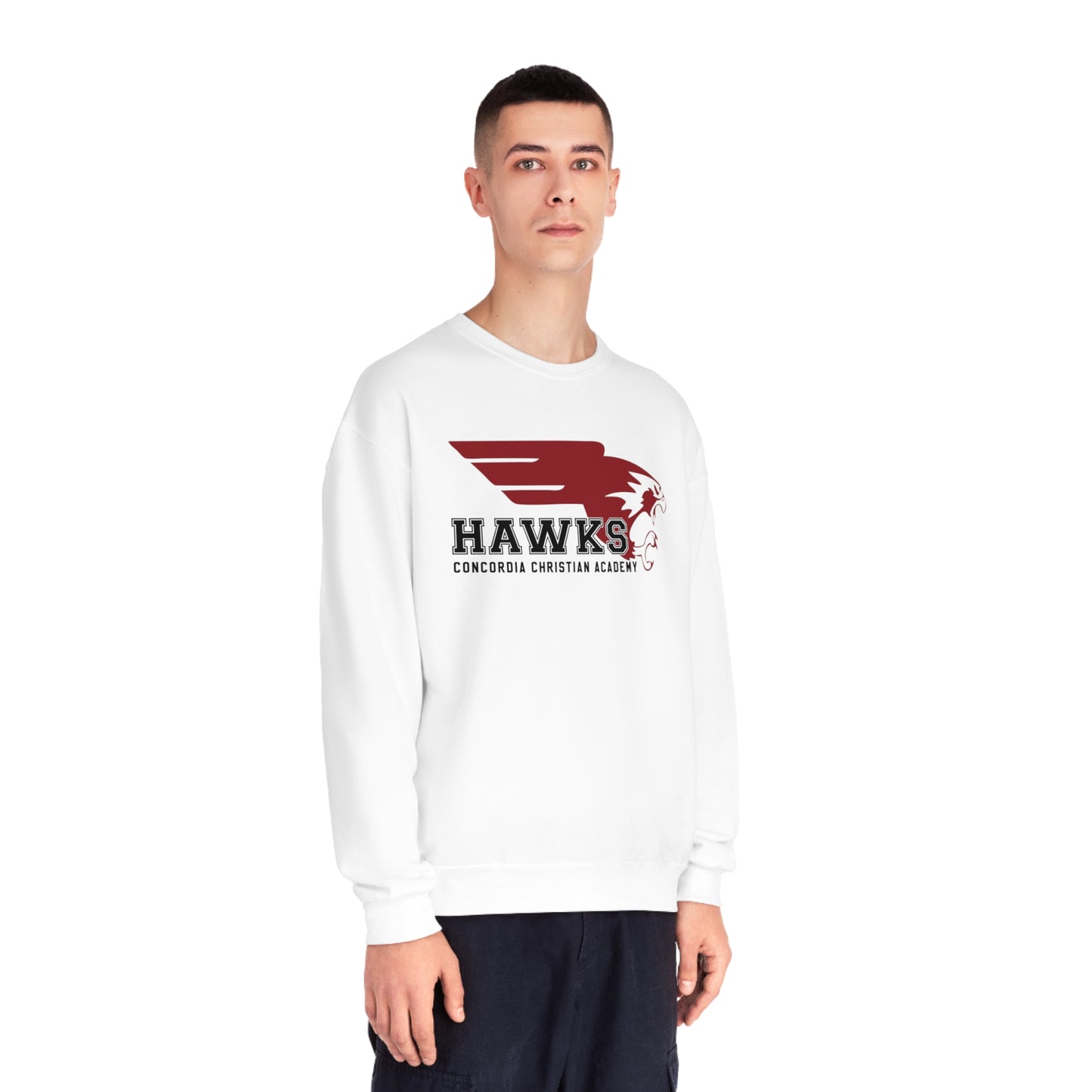 CCA Hawks | Unisex Fleece Crewneck Sweatshirt