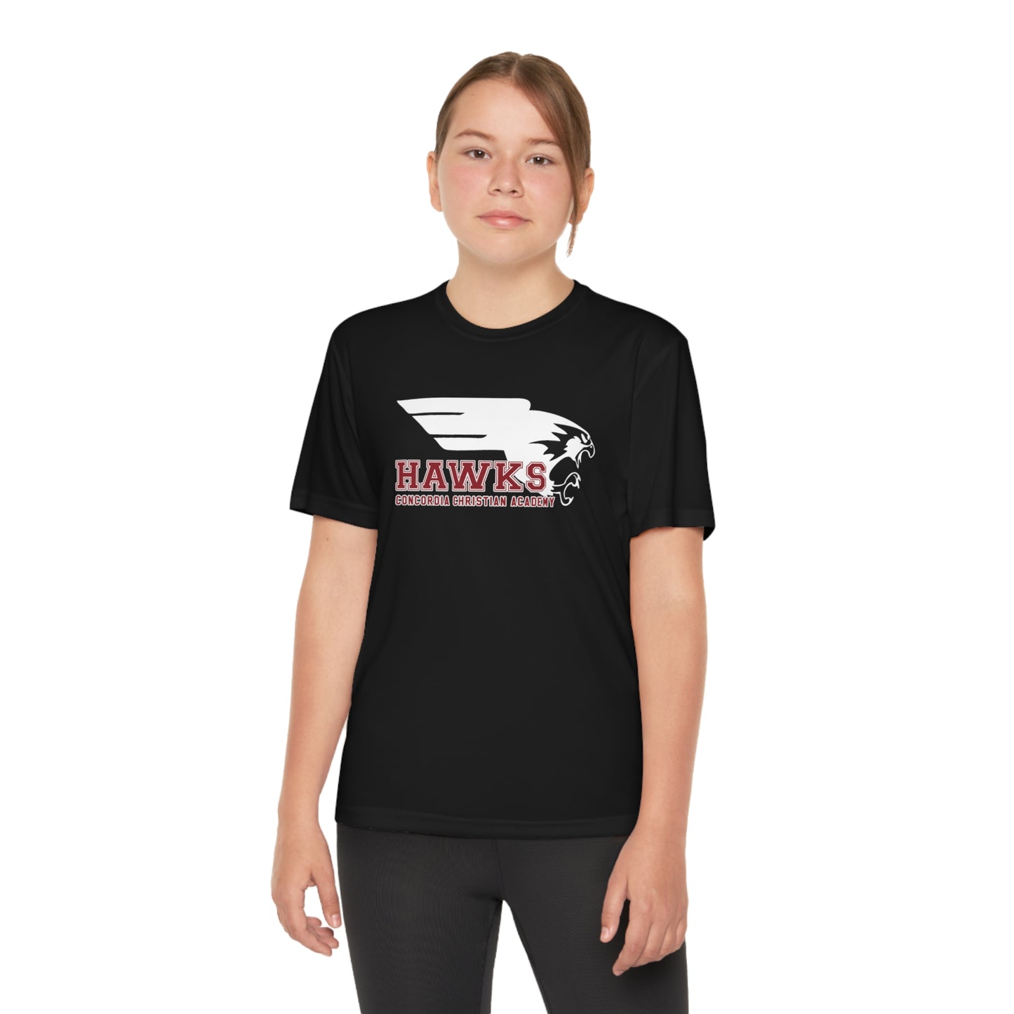 CCA Hawks | Sport-Tek® Youth Active Tee