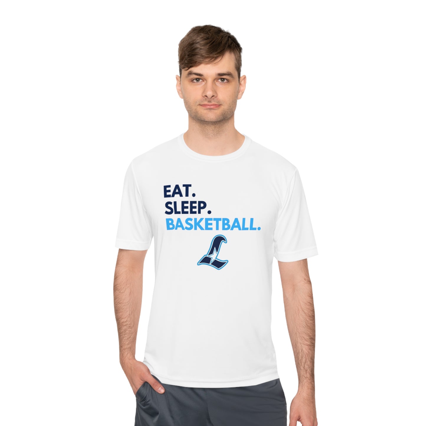 Liberty Eat Sleep Basketball | Performance Moisture Wicking T-Shirt