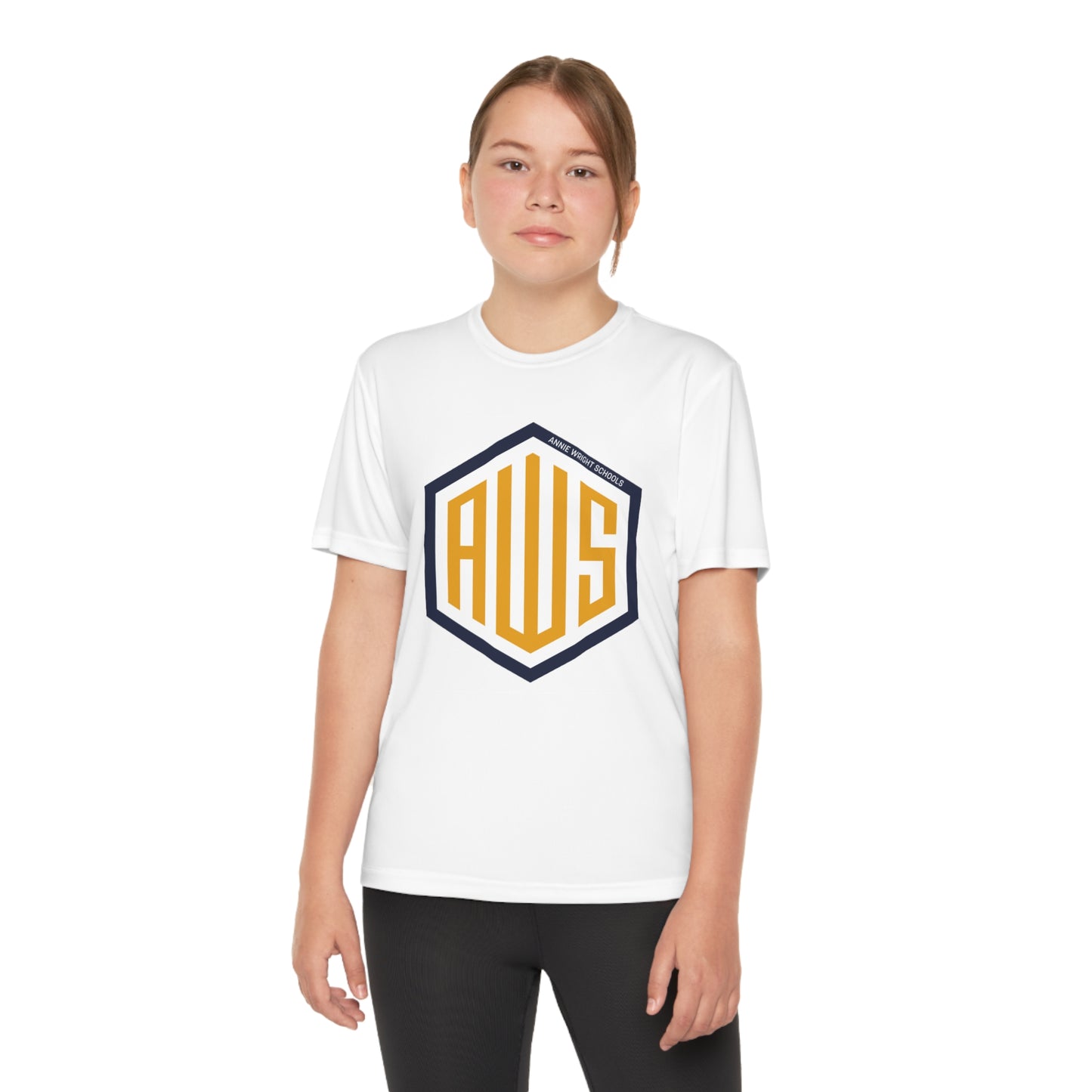 AWS Monogram | Youth Active Tee