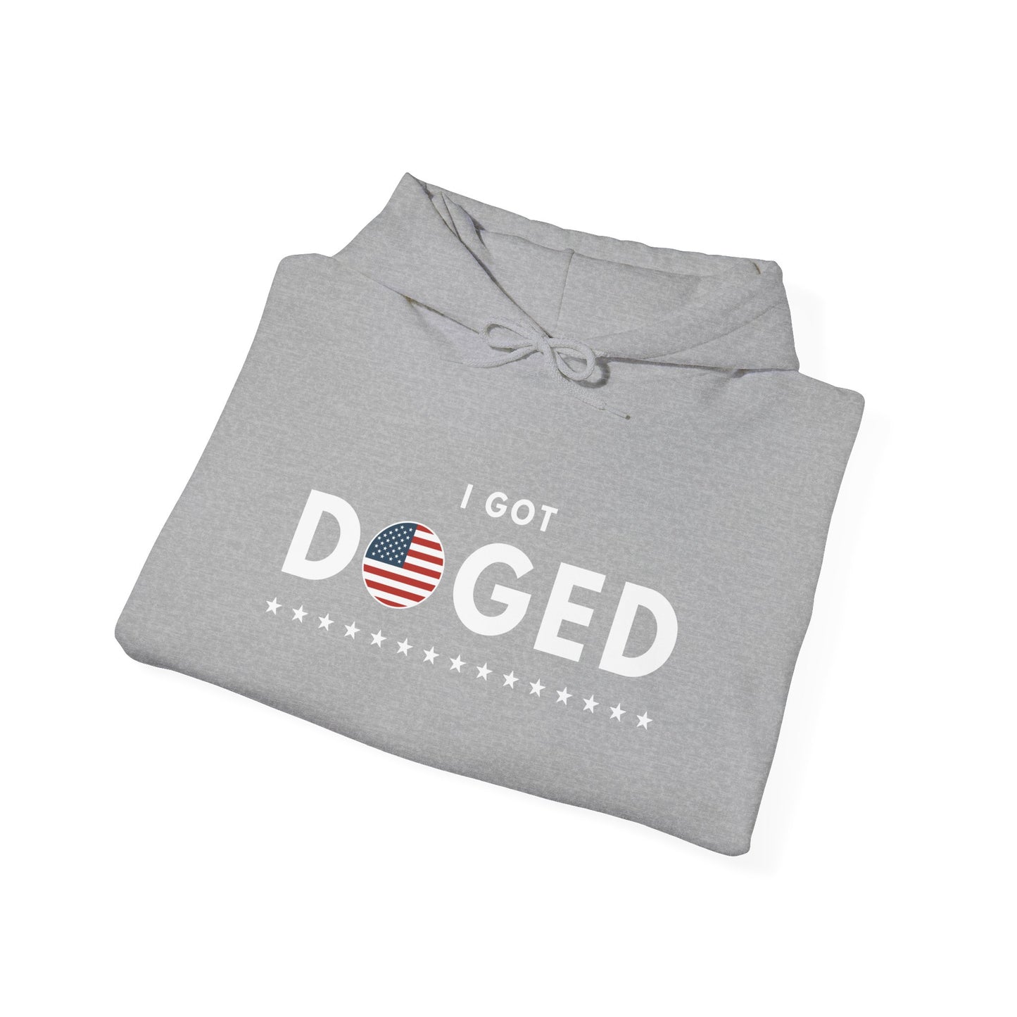 I Got Doged (Flag) | Unisex Hooded Sweatshirt
