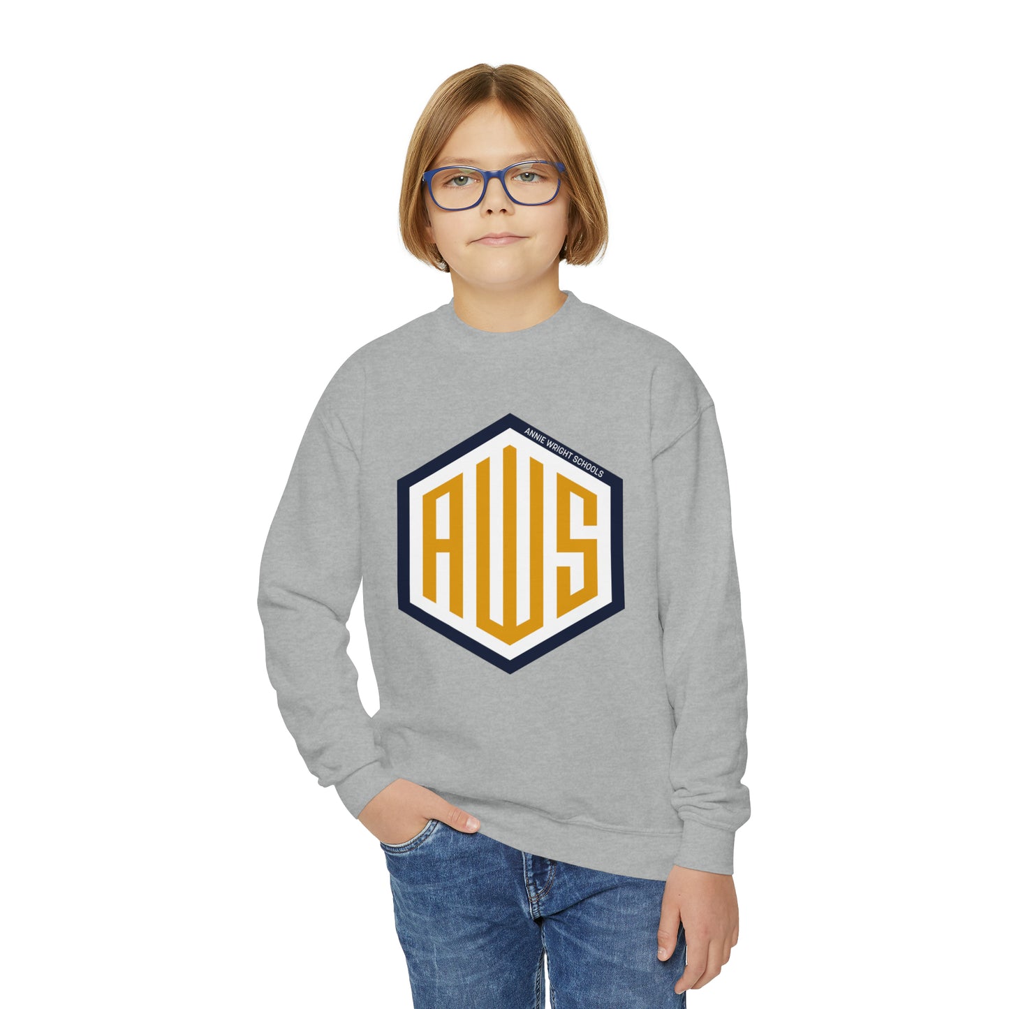 AWS Monogram | Kids Crewneck Sweatshirt