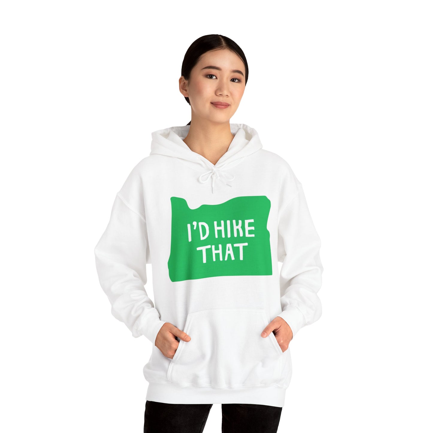 Oregon I'd Hike That Hoodie | Premium Soft Pullover Hoodie