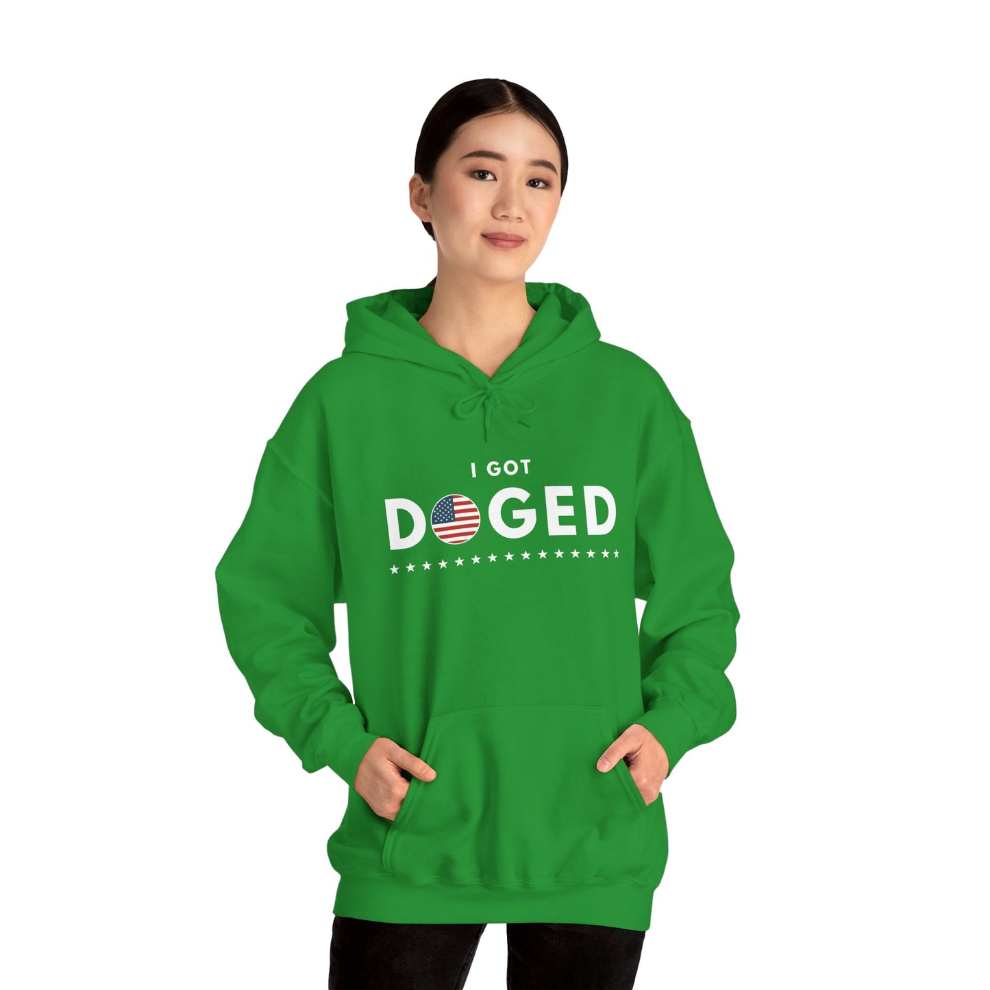 I Got Doged (Flag) | Unisex Hooded Sweatshirt