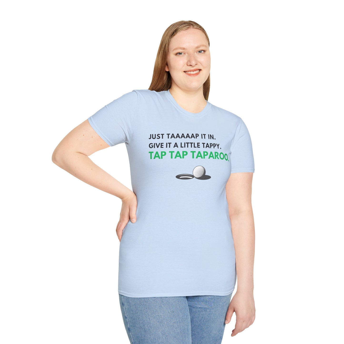 Just Tap It In Funny Golf T-Shirt | Premium Soft Tee